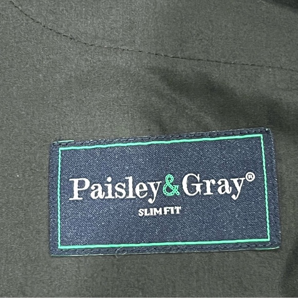 Paisley & Gray Men’s Slim Fit Corduroy Pants Olive W36 x 32L - Picture 11 of 11